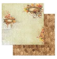 Бумага двусторонняя "Художница Осень. Позолота дней", ScrapMania