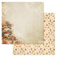 Бумага двусторонняя "Художница Осень. Рыжее вдохновение", ScrapMania