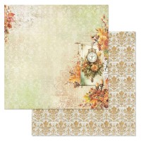Бумага двусторонняя "Художница Осень. Время корицы", ScrapMania