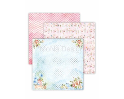 Набор бумаги "Летняя прогулка" 30,5*30,5 см., Mona Design