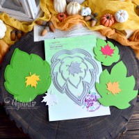 Ножи для вырубки базовые "Лист резной" от AgiArt