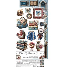 Набор для вырезания "Mindfulness Time" 15,25*31,5 см, 1/2 набора, 9 листов, Craft O'Clock