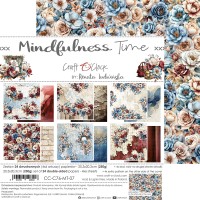 Набор бумаги "Mindfulness Time" 20,3*20,3 см., 6 листов, 1/4 набора, Craft O'Clock