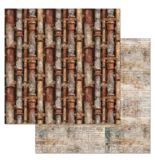 Бумага двусторонняя "Старый архив. Трубы", ScrapMania