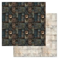 Бумага двусторонняя "Старый архив. Замочные скважины", ScrapMania