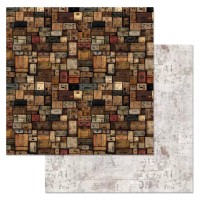 Бумага двусторонняя "Старый архив. Хранилище", ScrapMania