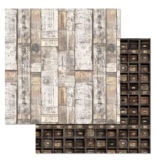 Бумага двусторонняя "Старый архив. Секретер", ScrapMania
