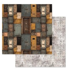 Бумага двусторонняя "Старый архив. Двери", ScrapMania