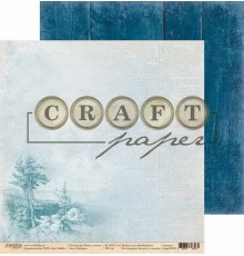 Бумага двусторонняя серии "Хочу в поход" Craft paper
