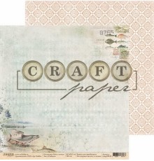 Бумага двусторонняя серии "Хочу в поход" Craft paper