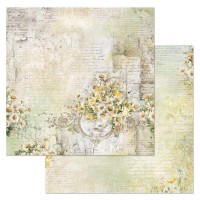 Бумага двусторонняя "Сезон ромашек. Солнце в лепестках", ScrapMania