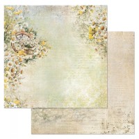 Бумага двусторонняя "Сезон ромашек. Ромашковый чай", ScrapMania