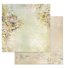Бумага двусторонняя "Сезон ромашек. Ромашковый чай", ScrapMania