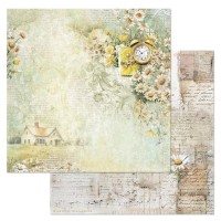 Бумага двусторонняя "Сезон ромашек. Время собирать букет", ScrapMania