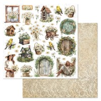 Бумага двусторонняя "Сезон ромашек. Детали", ScrapMania