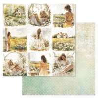 Бумага двусторонняя "Сезон ромашек. Моменты лета", ScrapMania