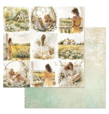 Бумага двусторонняя "Сезон ромашек. Моменты лета", ScrapMania