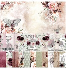Набор бумаги "Mystery" 11 листов 20*20см., Summer Studio