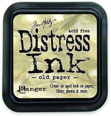 Чернильная подушечка MINI DISTRESS INK "Old Paper", Ranger
