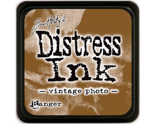 Чернильная подушечка MINI DISTRESS INK "Vintage Photo", Ranger