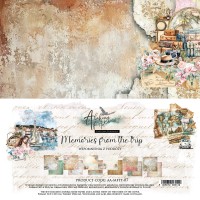 Набор бумаги "Memories From The Trip" 30,5 x 30,5 см., 6 листов, Alchemy of Art