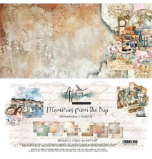 Набор бумаги "Memories From The Trip" 30,5 x 30,5 см., 6 листов, Alchemy of Art