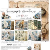 Набор бумаги "Summer Adventures" 30,5*30,5 см., 6 листов, Craft O'Clock