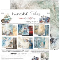 Набор бумаги "Emerald Tales" 30,5*30,5 см., 6 листов, Craft O'Clock