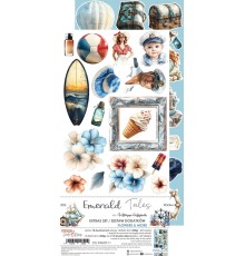 Набор для вырезания "Emerald Tales" 15,25*31,5 см, 1/2 набора, 9 листов, Craft O'Clock