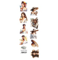 Полоска для вырезания "Memories From The Trip" 5,4*30,5 см., Alchemy of Art