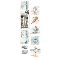 Полоска для вырезания "Memories From The Trip" 5,4*30,5 см., Alchemy of Art