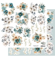 Лист для вырезания "Magic Of The Northern Lights" 30,5*30,5 см., Alchemy of Art