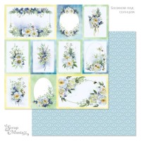 Бумага двусторонняя "Босиком под солнцем. Карточки", ScrapMania