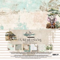 Набор бумаги "Wild Adventures" 30,5 x 30,5 см., 6 листов, Alchemy of Art