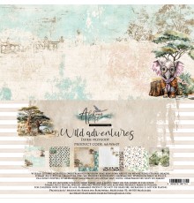 Набор бумаги "Wild Adventures" 30,5 x 30,5 см., 6 листов, Alchemy of Art