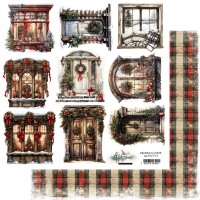 Лист для вырезания "Wonderful Christmas Time" 30,5*30,5 см., Alchemy of Art