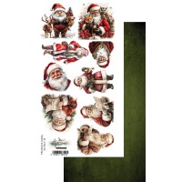 Лист для вырезания "Wonderful Christmas Time" 15,2*30,5 см., Alchemy of Art