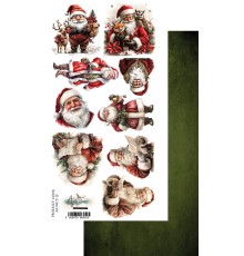 Лист для вырезания "Wonderful Christmas Time" 15,2*30,5 см., Alchemy of Art