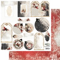 Лист для вырезания "Wonderful Christmas Time" 30,5*30,5 см., Alchemy of Art