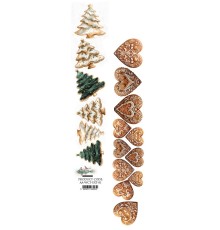 Полоска для вырезания "Wonderful Christmas Time" 5,4*30,5 см., Alchemy of Art