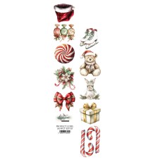 Полоска для вырезания "Wonderful Christmas Time" 5,4*30,5 см., Alchemy of Art