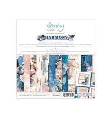 Набор бумаги "Harmony" 15,2*15,2 см., 12 листов, 1/2 набора, Mintay paper