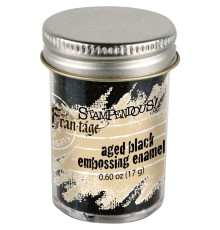 Эмаль для эмбоссинга "Aged black embossing enamel", Stampendous!