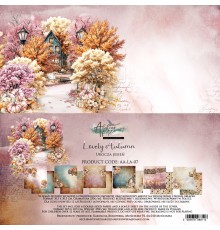 Набор бумаги "Lovely Autumn" 30,5 x 30,5 см., 6 листов, Alchemy of Art
