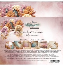 Набор бумаги "Lovely Autumn" 20,3 х 20,3 см., 6 листов, 1/2 набора, Alchemy of Art