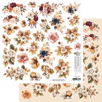 Лист для вырезания "Lovely Autumn" 30,5*30,5 см., Alchemy of Art