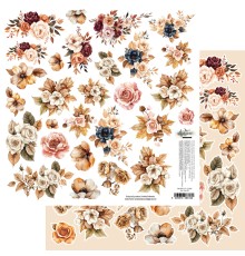 Лист для вырезания "Lovely Autumn" 30,5*30,5 см., Alchemy of Art
