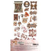 Набор для вырезания "Lovely Autumn" 15,2*30,5 см, 6 листов, Alchemy of Art