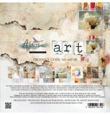 Набор бумаги "Art" 20,3 х 20,3 см., 6 листов, 1/2 набора, Alchemy of Art
