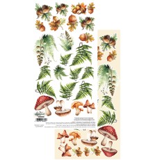 Лист для вырезания "Friends of the Forest" 15,2*30,5 см., Alchemy of Art
